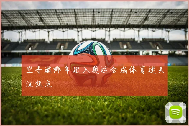 空手道哪年进入奥运会成体育迷关注焦点
