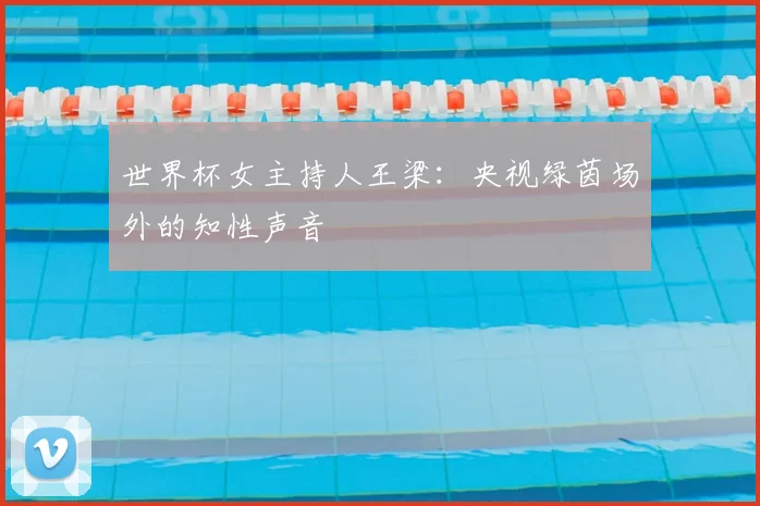 世界杯女主持人王梁：央视绿茵场外的知性声音